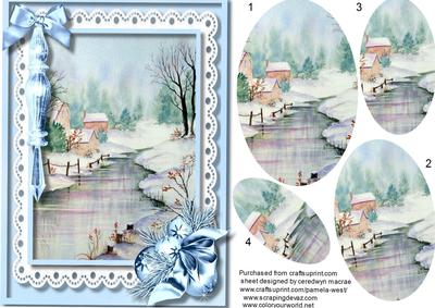 The Frozen River in Winter