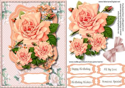 Beautiful Roses and Blosom Pink 