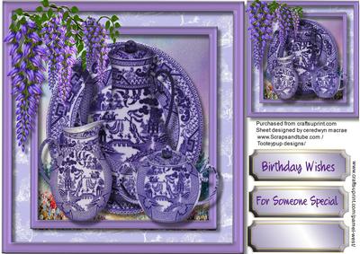 Beautiful Lilac Willow and Wisteria 