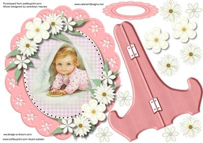 Beautiful Plate and Stand Birthday Girl