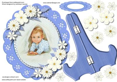 Beautiful Plate and Stand Bithday Boy 