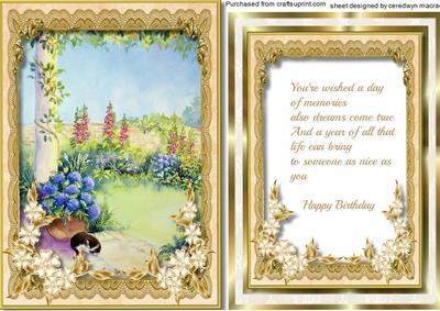 Lovely Birthday Wishes with Verse 