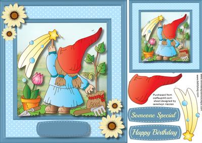 Lovely Gardening Gnome Girl