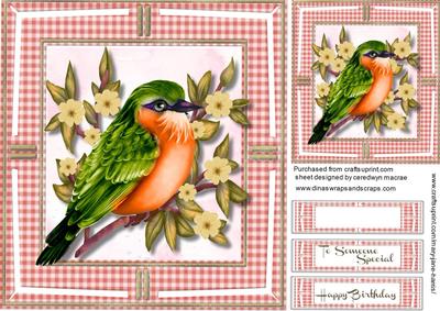 Beautiful Bird in the Blossom