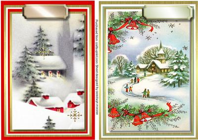 Two Lovely Christmas Toppers 
