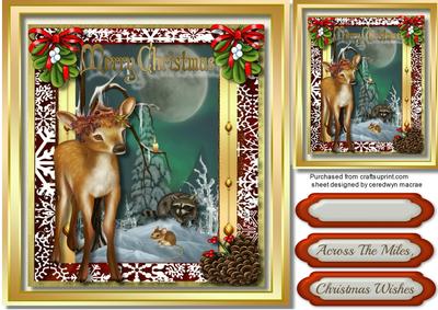 Beautiful Faun at Christmas 