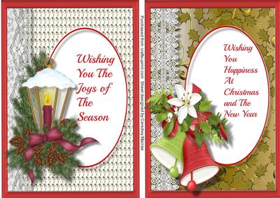 Two Lovely Christmas Toppers 
