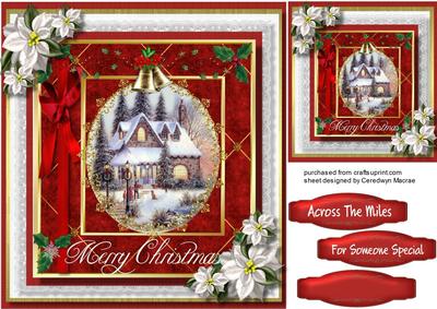 Beautiful Traditional Christmas Card 