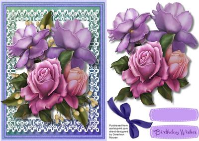 Beautiful Belleep Roses on Stunning Lace