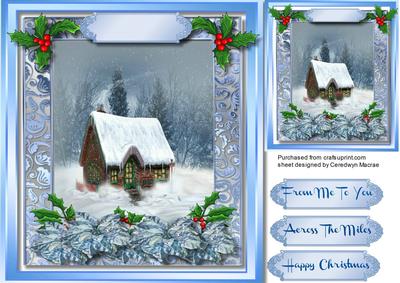 Lovely Woodcutters Cottage in the Snow 