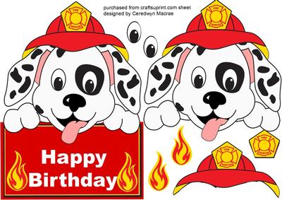 Over the Edge , Sam the Fire Fighter Dog 