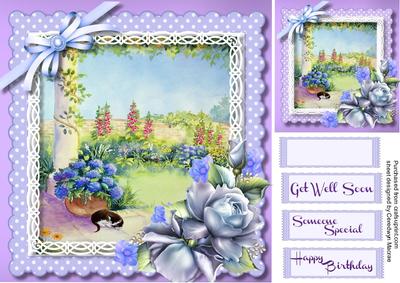 Cat in the Rose Garden