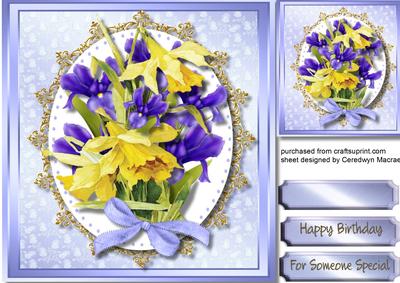 Beautiful Daffs and Irises 3
