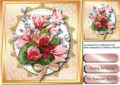 Beautiful Cyclamen with Blossom , 4