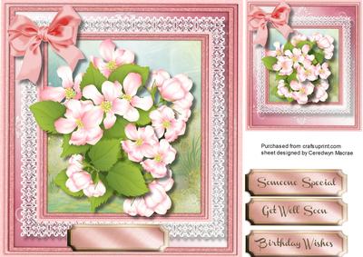 Beautiful Apple Blossom and Celtic Lace