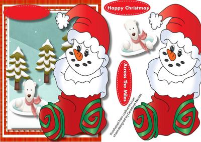 Over the Edge ,snowman in Santa's Boot 3 