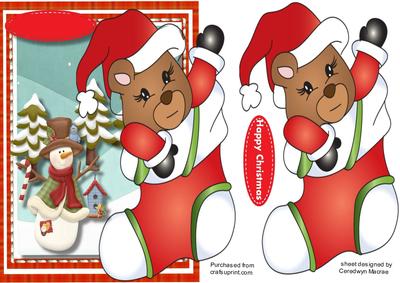 Over the Edge Teddy's in Santa's Boot 4