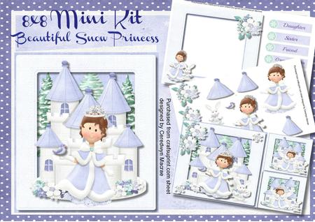 8x8 Mini Kit, Beautiful Snow Princess