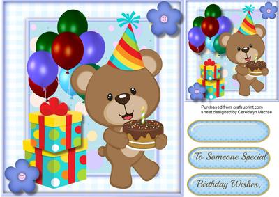 Little Bears Birthdat Cake , 1