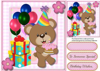 Little Bears Birthday Cake , 2