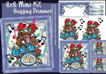 8x8 Mini Kit , the Bugging Drummer