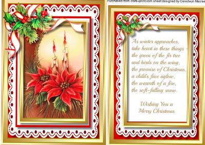 Christmas Greetings with Verse 