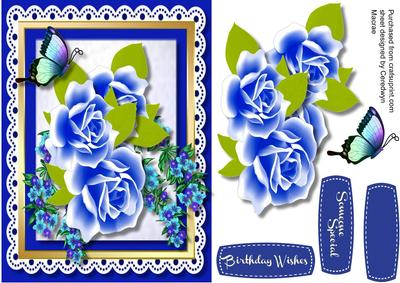 Beautiful Blue Roses and Flowers 