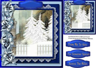 Beautiful White Christmas Trees 