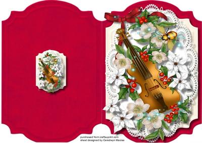 Print, Cut, and Fold, Beautiful Christmas Music 