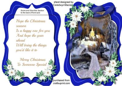 Tent Card , Someone Special with Verse 