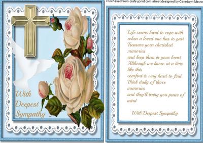 With Deepest Sympathy 3, with Verse
