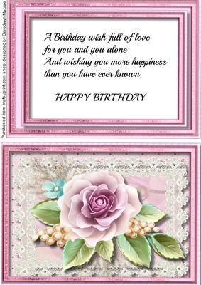 Beautiful Tifferny Roses , with Verse 