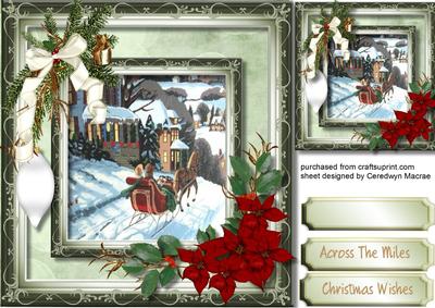 Beautiful Christmas Sxene , the Sleigh Ride Home 