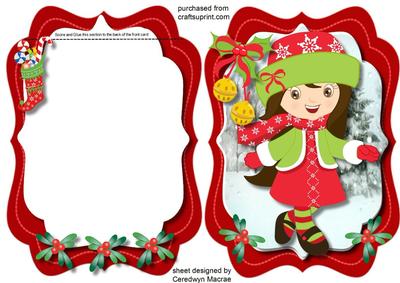 Tent Card , the Christmas Day Walk 