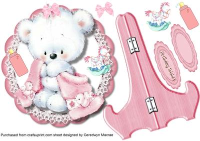 Polate and Stand, Fluffy Bear and Her Blanket 
