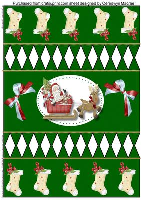Lovely Green Christmas Cracker