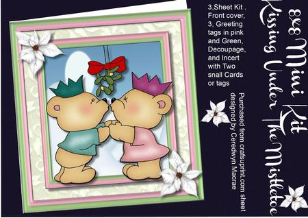 8x8 Mini Kit , Kissing Under the Mistletoe 