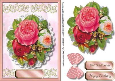 Lovely Roses for Birthday or Get Well