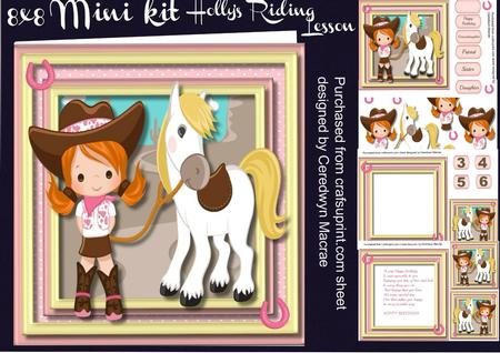 8x8 Mini Kit Holly's Riding Lesson 