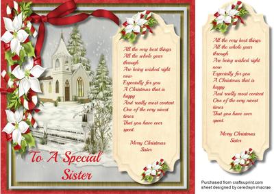 To a Special Sister