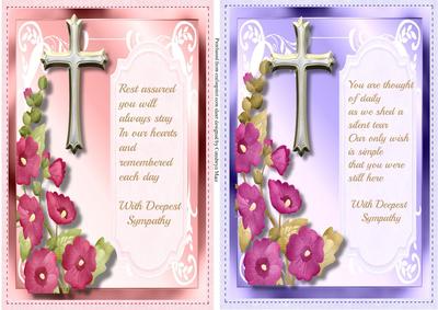 Two Lovely Sympathy Toppers