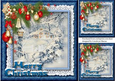 Beautiful Frosted Christmas