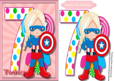 Happy 7th Birthday , Supergirl