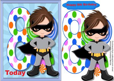 Happy 8th Birthday Supehero