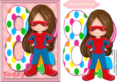 Happy 8th Birthday Spider Girl