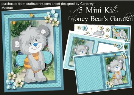 A5 , Mini Kit , Honey Bear's Garden