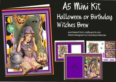 A5 Mini Kit , Halloween or Birthday Withes Brew 