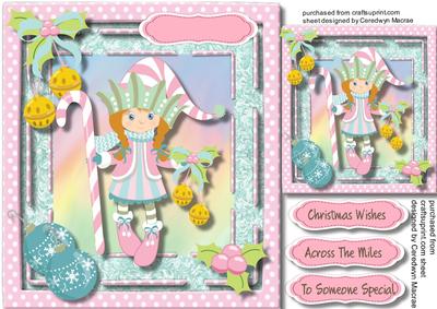 Shabby Chic Santa's Little Helper