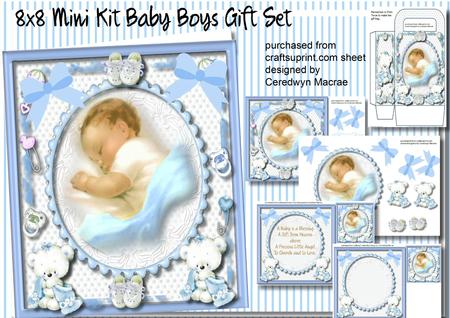 8x8 Mini Kit Baby Boys Gift Set 
