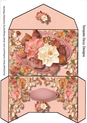 Gift Wallet, Autumnal Roses 